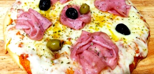 MANJAR: PIZZA DE MORTADELA Y CEBOLLA CARAMELIZADA